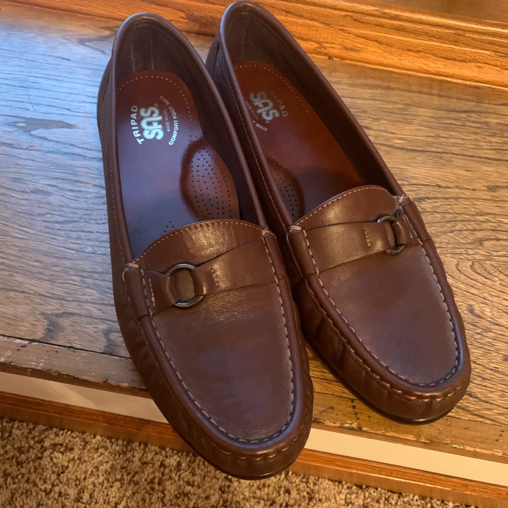 SAS Tripad Comfort Brown Loafers 11M